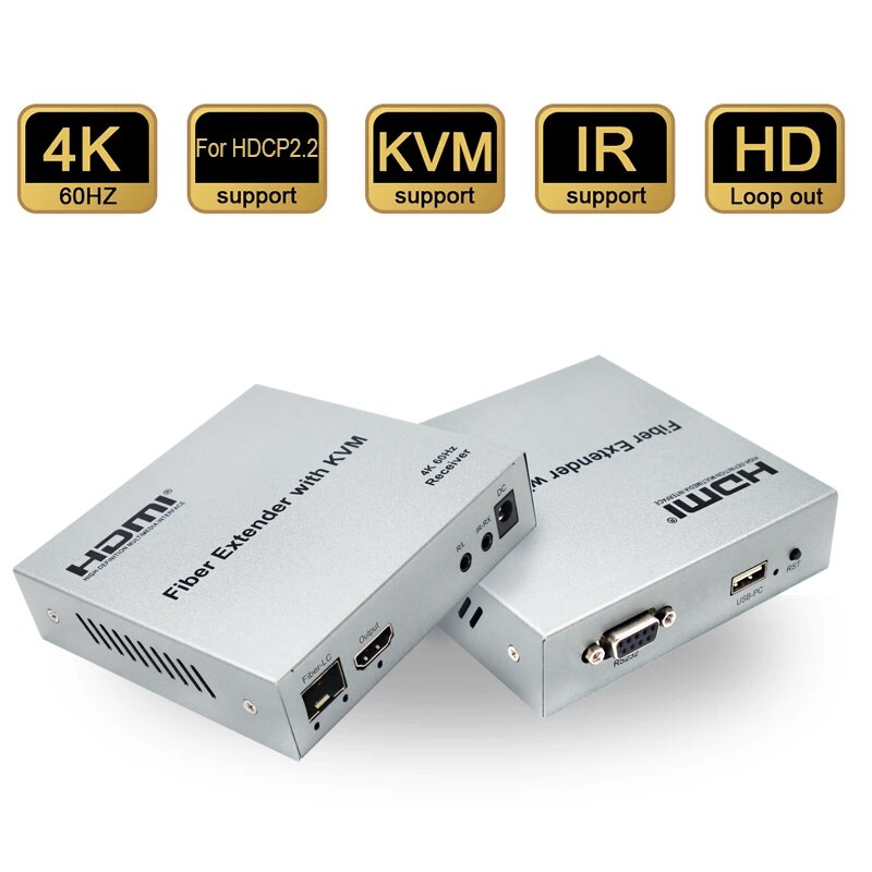 20km 4K 60Hz HDMI KVM  ͽٴ-LC ̺ ۽..